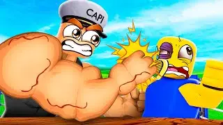 Becoming POWER SLAP CHAMPION in ROBLOX