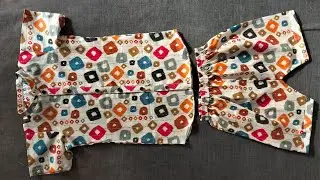 6 to 8 Years Boy Nikar Shirt Cutting and Stitching|| Baby Boy Summer Dress Easy Sewing Tutorial