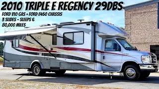 2010 Triple E Regency 29DBS Ford V10 Gas C Class Motorhome from Porter’s RV Sales - $54,900