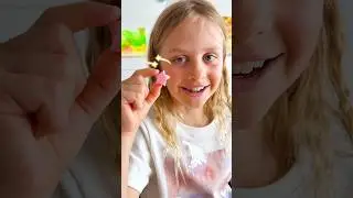 ⭐️Lia bastelt kleine Sterne 💫😍 #kinder #lernen #basteln #diy #selbstgemacht #kindervideo #kids