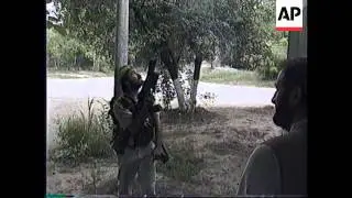 RUSSIA: CHECHNYA: SECOND DAY OF REBEL OFFENSIVE IN GROZNY