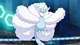 Dracovish vs Mega Altaria (DUB) - Ash vs Drasna - Pok&eacute;mon Journeys: The Series