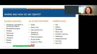 Compare & Choose: Online course platforms by Rhonwyn