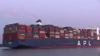 APL Container Ship | 'APL Temasek' Southampton arrival from Algeciras 14/04/19