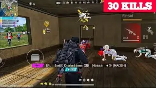 30 KILLS RUSH 🔥 Solo vs Squad INSANE Gameplay | Free Fire 2026