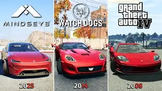 MindsEye vs Watch Dogs vs GTA IV - Graphics and Details Comparison