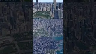 Chicago. Google Earth Studio