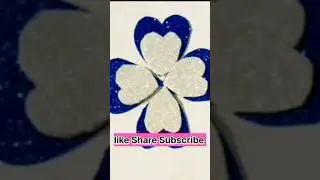 #art/ glitter paper 🌹🌺 Flower 🌸#ytshort