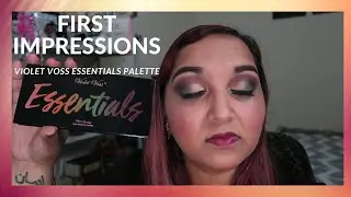 VIOLET VOSS ESSENTIALS PALETTE || FIRST IMPRESSIONS || HONEST OPINION REVIEW