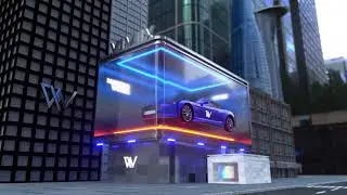 VIVVIIX car for staff -  3D Anamorphic Illusion