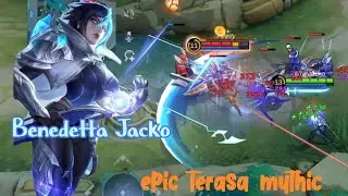 Benedetta offlaner | ketika para player mythic main di tier epic, mau fast end pun gak dikasih