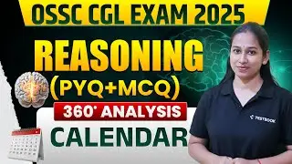 OSSC CGL 2025 | Odisha CGL Reasoning Class | ଏଇଥର Selection ପକ୍କା | Odisha CGL Reasoning | Calendar