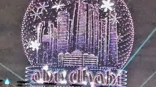 Drone Show 62mins.Fireworks Display|Guiness World Record NYE 2026 Sheikh  Zayed Festival, Abu Dhabi.