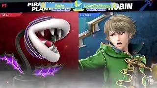 SocaSmash 164 Ultimate Singles: Tak.io (Piranha Plant) vs LuckyTheAlmond (Robin, Isabelle) WinQrtrs