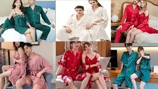 Man and Woman Night Dress For Wedding First Night// Couple Night Suit Design idea|| Night Nighty