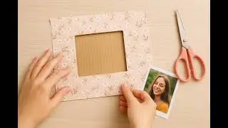 DIY Photo frame || Budget friendly ||DIY under 20₹|| Photoframes crafts💕🧻✂️🎞️✏️📐🫙✨