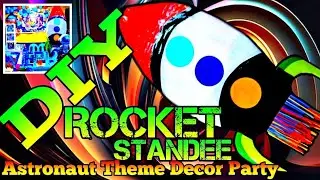 DIY ROCKET STADEE / ASTRONAUT THEME DECOR FOR BIRTHDAY PARTY / RTS OFFICIAL