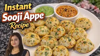 Easy Appe Recipe | Quick Breakfast & Evening Snack Ideas | Indian Snacks 🍽️ 🥗