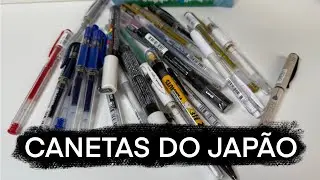 TODAS AS CANETAS QUE EU COMPREI NAS PAPELARIAS DO JAPÃO | SAKURA | MITSUBISHI | SARASA | PILOT