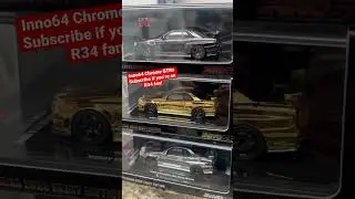 Inno64 Chrome GTR Series #diecast #gtr #hotwheels #collection #cars #164scale #carculture #inno64