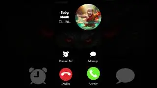 Call from Baby Monk... #shorts #baby #monk #babymonk