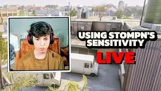 Live- USING STOMPN'S SENSITIVITYon PS5 (Rainbow Six Siege)