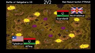 2# Vulture Team - 2v2 - Red Resurrection PTR14.8 (C&C red alert 2)