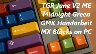 TGR Jane V2 ME Midnight Green - Hyperglide MX Blacks w/ GMK Handarbeit