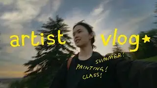 painting & other various shenanigans ☀ (studio vlog)