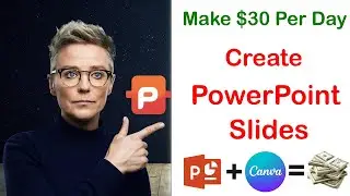 Make $30 a Day with PowerPoint Slides. Online Earning with create POWERFUL Presentation.
