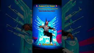 🇳🇵Support for Nepal🇳🇵free fire neutron remote🥵😱#shorts #video #freefire #garenafreefire