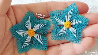 Pırpırlı göz alıcı iğne oyası motifi modeli anlatımlı yapılışı iğne oyası modelleri