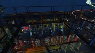 Fallout Big Colorful Power Armor Display Building