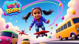 Transportation Celebration! 🚗✈️🌈  Magical Travel Song for Kids with Noor