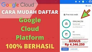 Cara Daftar Google Cloud Platform Terbaru | Full Tutorial 100% BERHASIL