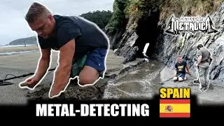 Zoeken naar muntjes op het strand in Spanje -- Met Detección Metálica - Aflevering 4
