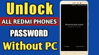 How to unlock fingerprint lock in Redmi note 4 and all Redmi phones.