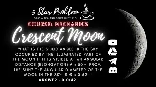 A LITTLE CRESCENT MOON | MECHANICS@PhyOverFlow