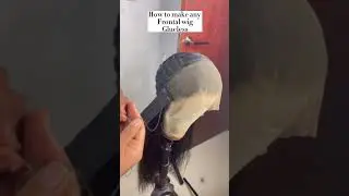 Glueless Frontal Wig 101              #youtubeshorts #shortstutorial #frontaltutorial