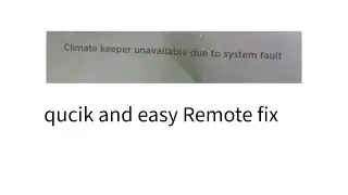 remote fix Tesla Climate keeper unavailable due to system fault alert