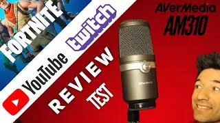 MICROFONO DE CONDENSADOR USB | AverMedia AM310 | REVIEW | TEST | YouTube Twitch Cantar