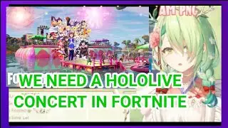 Fauna thinks we need a Hololive concert in Fortnite &bull;Hololive EN&bull; Ceres Fauna