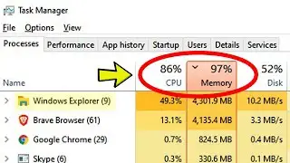 Исправление: explorer.exe высокая загрузка ЦП и оперативной памяти