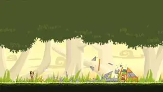 Danger Above 6-4 | Score 98100 | Angry Birds Original
