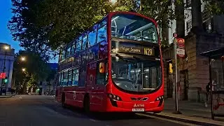 FULL ROUTE VISUAL - Route N29: Trafalgar Square - Enfield Town - HV106 (LT63 UKJ)