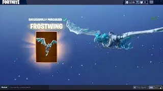 NEW FROSTWING GLIDER GAMEPLAY / Fortnite Battle Royale
