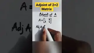 Adjoint of 2&times;2 Matrix
