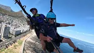 Paragliding Tableview Park CapeTown S. Africa