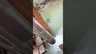 High-pressure water jet diversion piling construction site