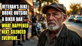Veteran&rsquo;s Bike Broke Outside a Biker Bar - What Happened Next Silenced Everyone...